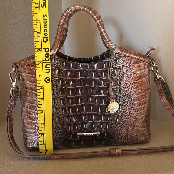Brahmin Elaine Truffle Python crossbody bag - Picture 9 of 10
